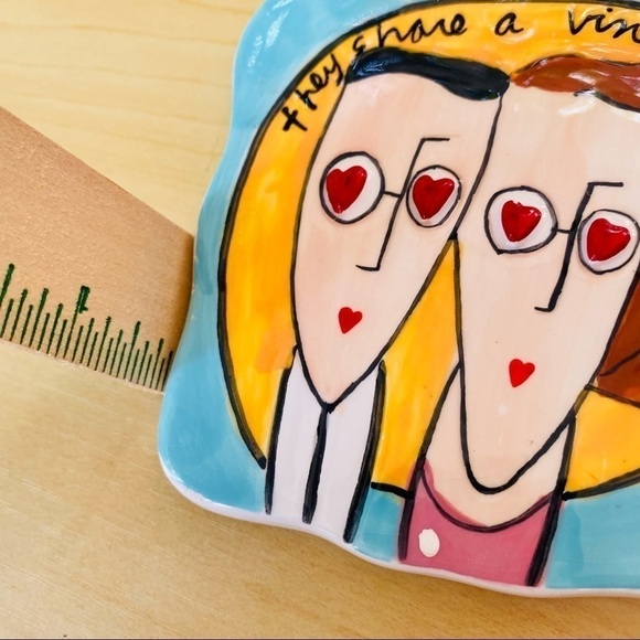 Sandra Magnasum for Silvestri "They share a vision" wall hanging - Picture 10 of 10